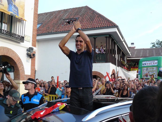 Homenaje Alberto Contador Pinto Vuelta España