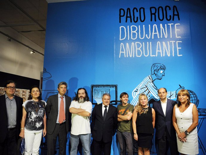 Inauguración De La Exposición De Paco Roca             