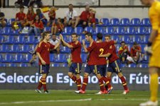 Sub-21 España Croacia 6-0 clasificación Europeo Israel