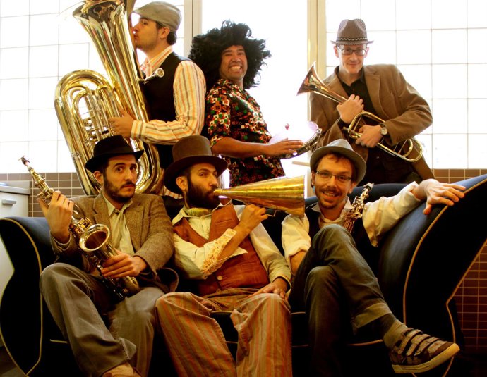 Integrantes de La Bande El Soplo.