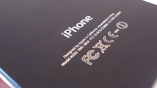 Cubierta trasera de iPhone 4