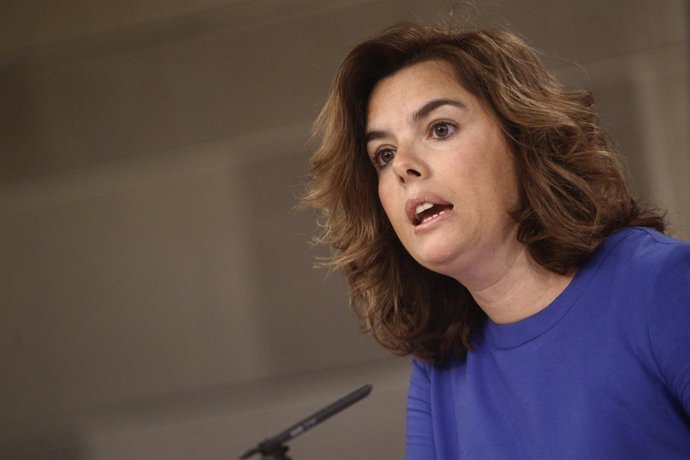 La vicepresidenta, Soraya Sáenz de Santamaría