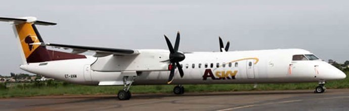 Avión de Asky Airlines