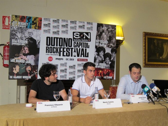 Responsables de los locales Raíña y A Reixa, organizadores del Outono Rock