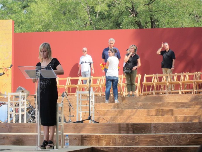 Ensayo Del Acto Central De La Diada En La Ciutadella