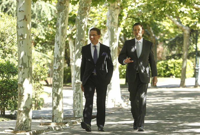 El presidente del Gobierno, Mariano Rajoy, y el primer ministro de Finlandia, Jy