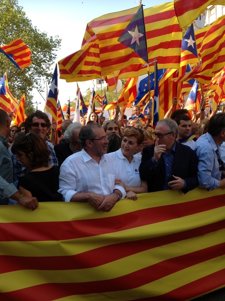 Joan Reñé, En La Manifestaición 