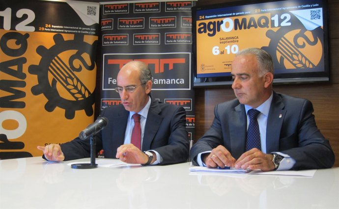 El presidente de la Diputación provincial y el delegado del área de ferias