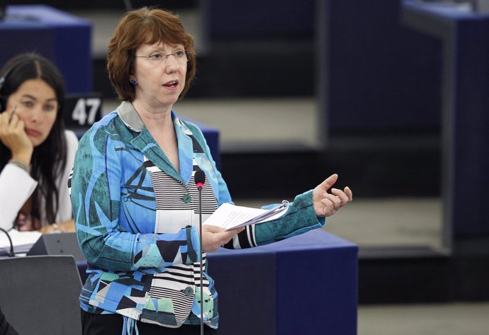 La Alta Representante de Política Exterior de la UE, Catherine Ashton