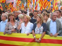 El Govern y CiU se vuelcan con la manifestación