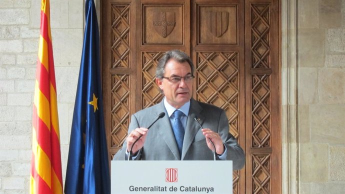 Artur Mas, En Su Comparecencia Tras Manifestación De La Diada