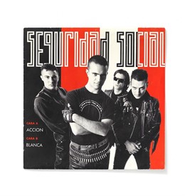 diseño del Estudio Paco Bascuñán para el disco de Seguridad Social