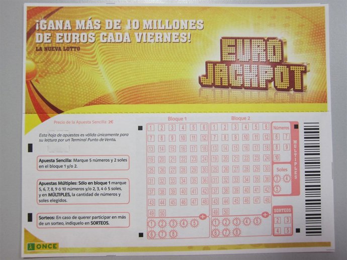 Eurojackpot Comercializado Por La ONCE