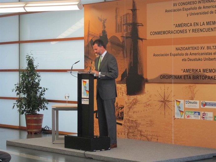 El Príncipe inaugura el XXV Congreso Internacional de Americanistas
