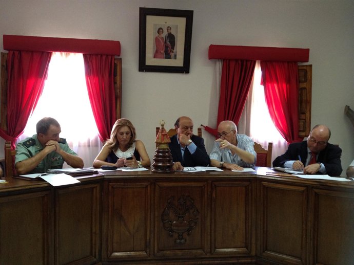 Junta De Seguridad De Guadalupe Reunida Hoy