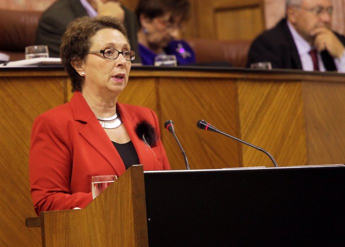 Carmen Martínez Aguayo, durante una intervención en el Pleno