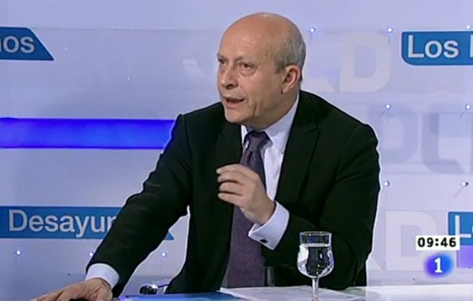 El ministro de Educación, Cultura y Deporte, José Ignacio Wert en Los Desayunos