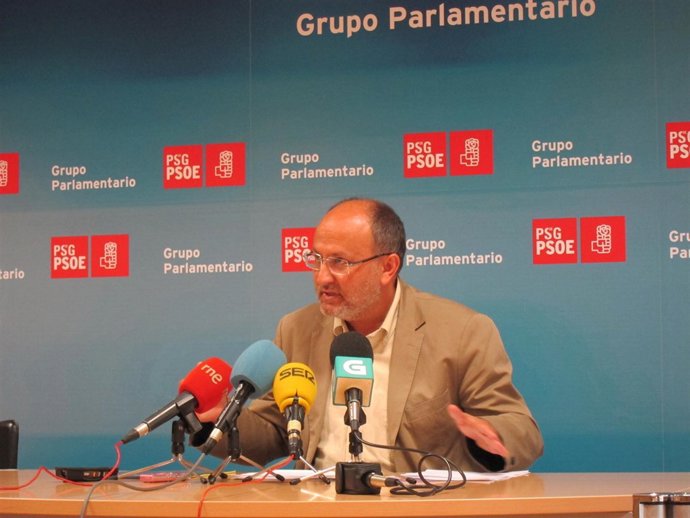 El portavoz parlamentario del PSdeG, Abel Losada
