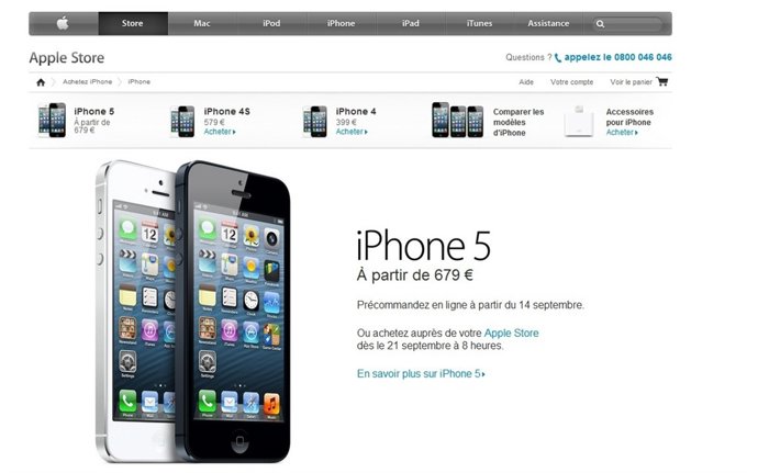 Apple Store Francia