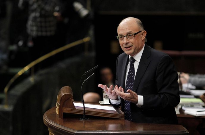 Cristóbal Montoro, En El Pleno Del Congreso
