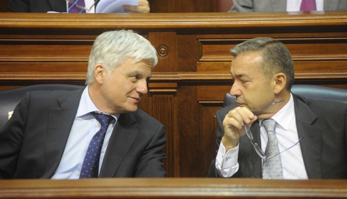 José Miguel Pérez (Izq.) Y Paulino Rivero (Der.)