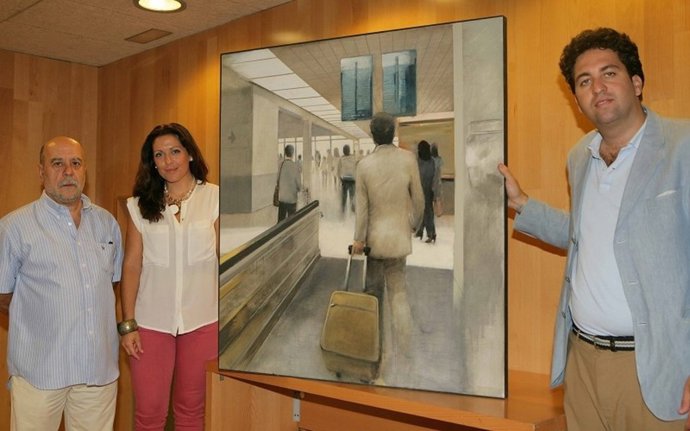 Francisco Carpena, ganador del XV premio del pintura de Benamocarra