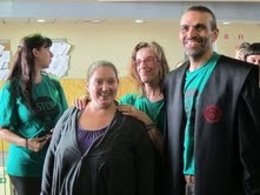 La Acusada Junto A Su Abogado José Ángel Gallegos