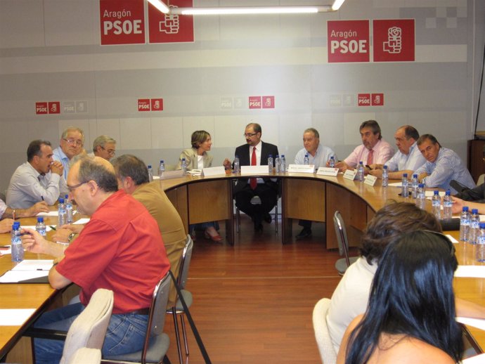 Reunión del Consejo Territorial del PSOE aragonés 