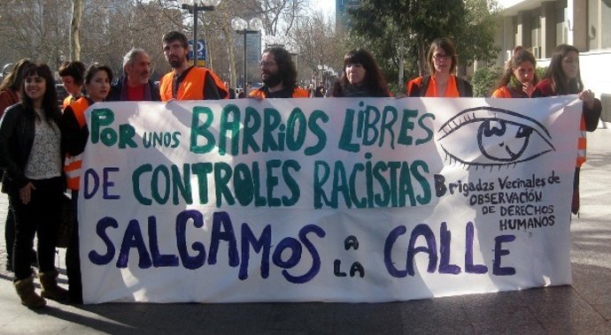 Una concentración de las Brigadas Vecinales