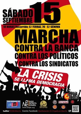 Cartel de la marcha