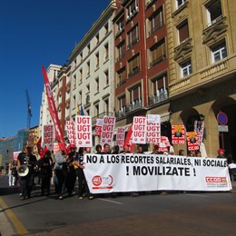Protesta Frente A La Delegación Del Gobierno