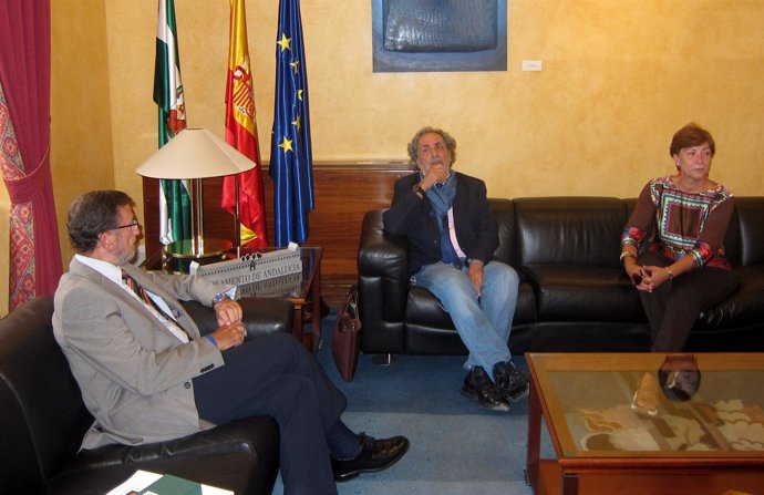 Manuel Gracia Y José Chamizo En El Parlamento