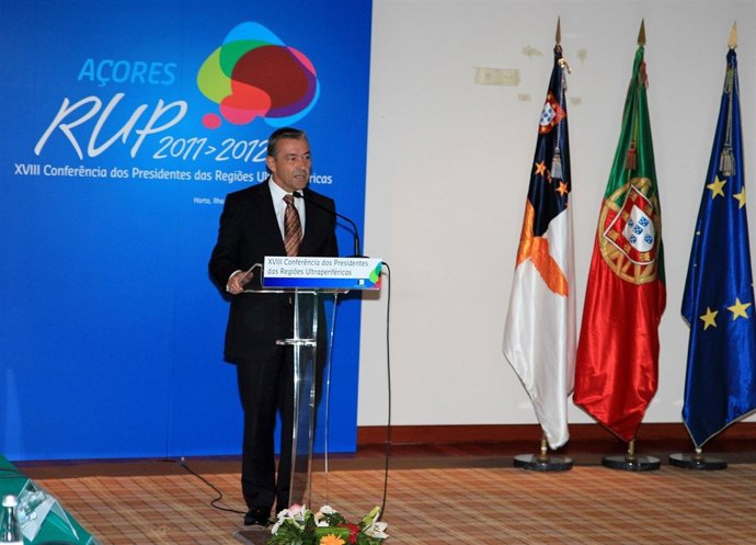 El presidente del Gobierno de Canarias, Paulino Rivero