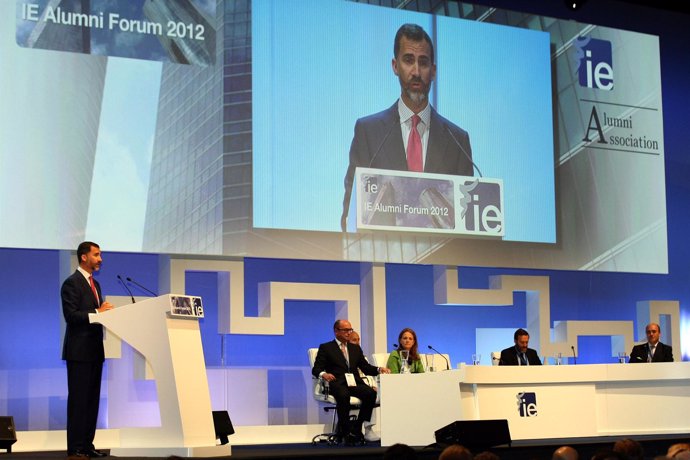 El Príncipe De Asturias Inaugura Al Alumni Forum 2012 De IE Business School