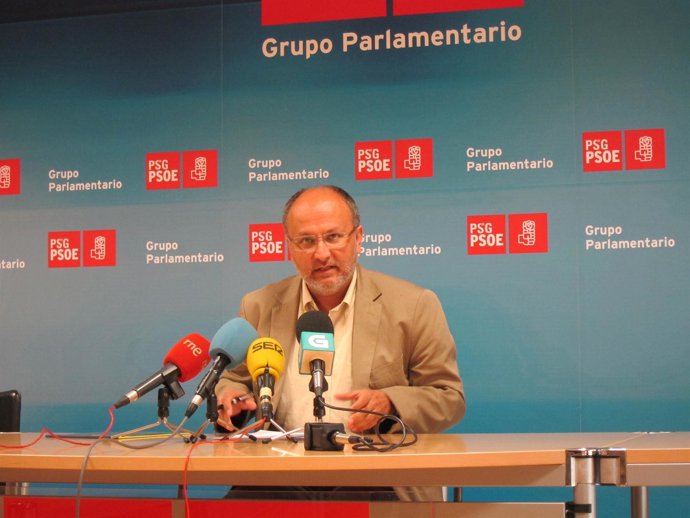 El portavoz parlamentario de los socialistas gallegos, Abel Losada