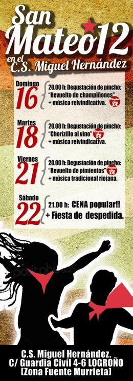 Actividades del centro social Miguel Hernández para San Mateo