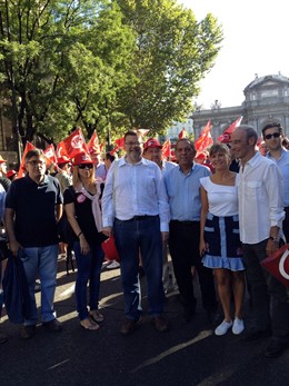 Puig En La Manifestación Del 15S En Madrid.