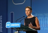 De Cospedal dice que los españoles, incluso los "enfadados", agradecerán la "responsabilidad" del Gobierno