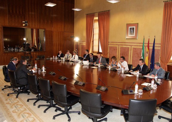 Imagen de una sesión de la comisión de investigación