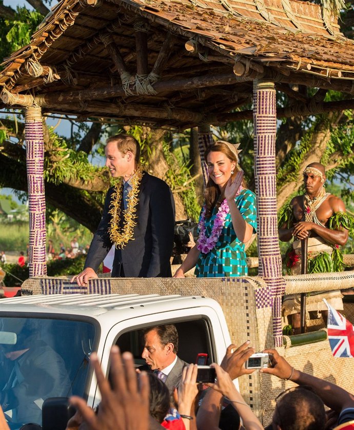 Duques de Cambridge en Islas Salomon