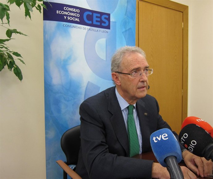 El presidente del CES de Castilla y León, José Luis Díez Hoces