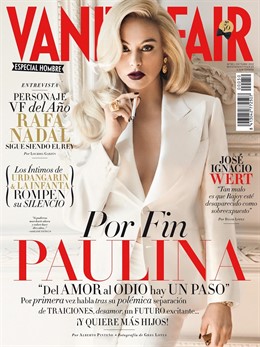 Paulina Rubio en la portada de 'Vanity Fair' del mes de octubre 2012