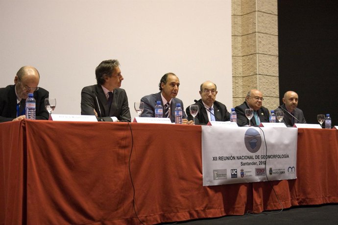 Inauguración de la Reunión Nacional de Geomorfología
