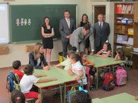 Los Príncipes inauguran el curso con un mensaje de "ánimo" a la comunidad educativa en estos "tiempos difíciles"