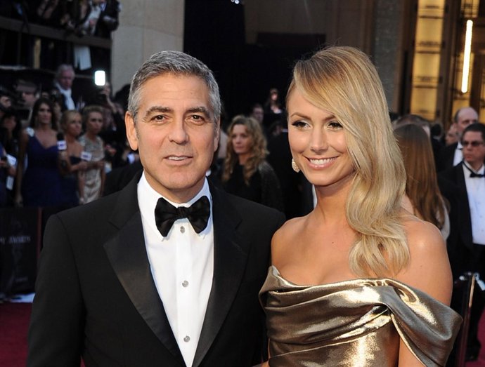 George Clooney y Stacey Keibler