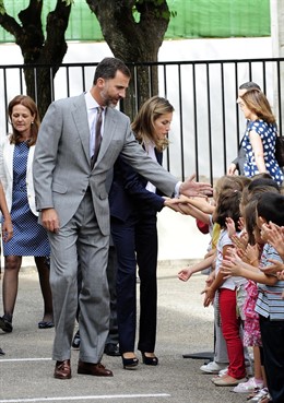 Principes de Asturias inaguran curso escolar