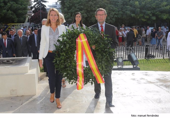 La presidenta del parlamento vasco y de la coprepa, arantza quiroga