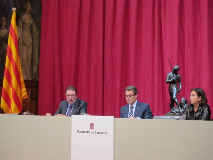 Josep Lluís Cleries, Artur Mas Y Àngels Guiteras
