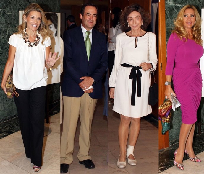 Montaje de Patricia Rato, José Bono, Paloma Segrelles y Norma Duval 