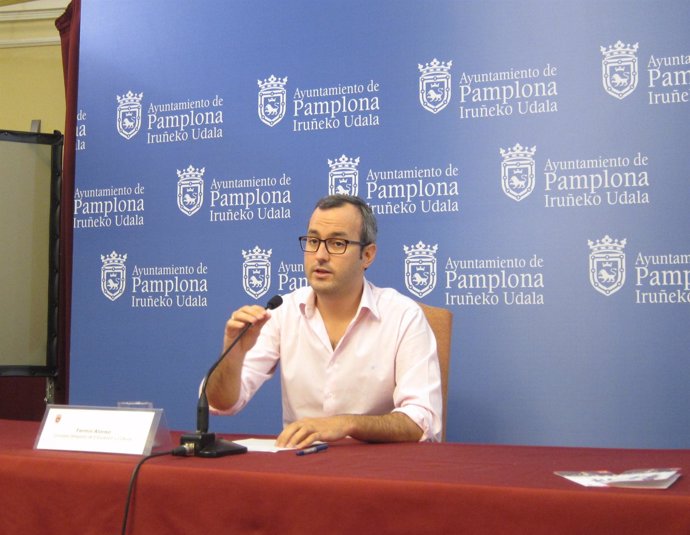 El concejal de Educación y Cultura de Pamplona, Fermín Alonso.